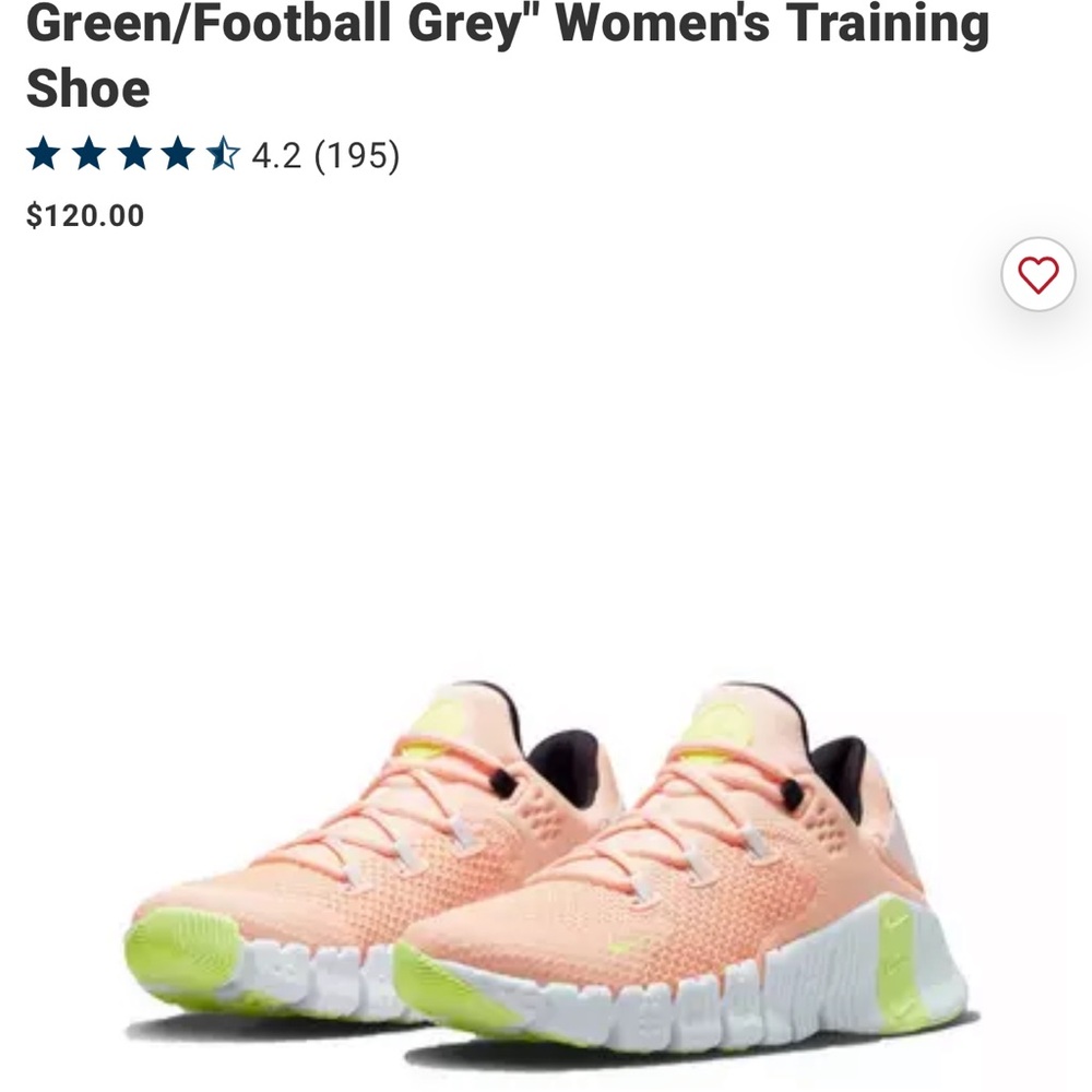 🧡NIKE FREE METCON💛